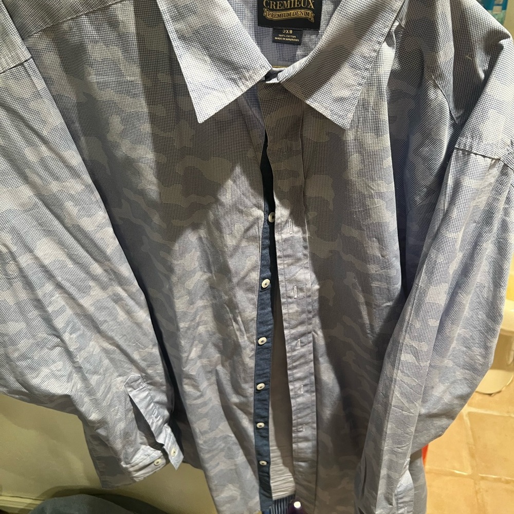 Daniel Cremieux Blue Casual Button Down Shirt